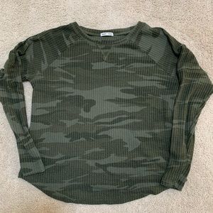 Camo Waffle Long Sleeve